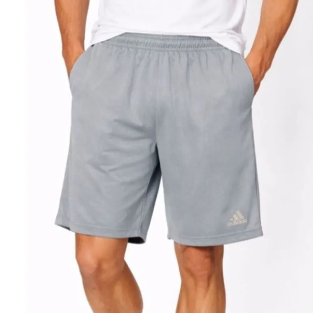 Adidas Barricade Climate Shorts Men Sz M Gray Athleisure Performance Sportwear